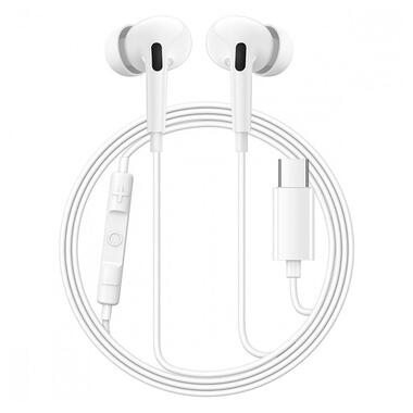 Наушники Baseus Encok CZ18 Wired Earphones Moon White (A00170100213-Z1) фото №1
