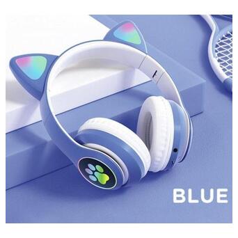 Бездротові навушники Cat, блакитні (STN-28) фото №2