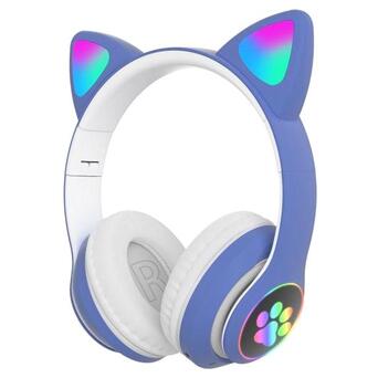 Бездротові навушники Cat, блакитні (STN-28) фото №1