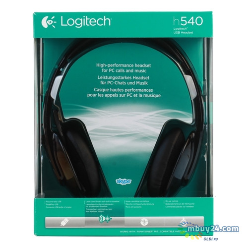 Навушники Logitech H540 Headset USB (981-000480) фото №9
