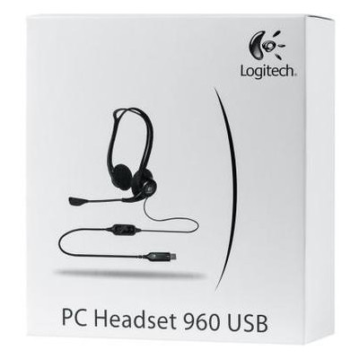 Наушники Logitech PC 960 Stereo Headset USB (981-000100) (WY36dnd-101932) фото №5