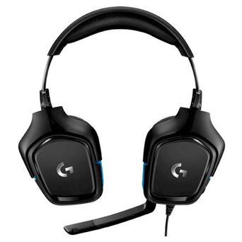 Навушники Logitech G432 7.1 Surround Sound Wired Gaming Headset (981-000770) фото №2