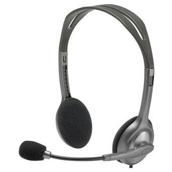 Навушники Logitech H110 Stereo Headset (981-000271) фото №1