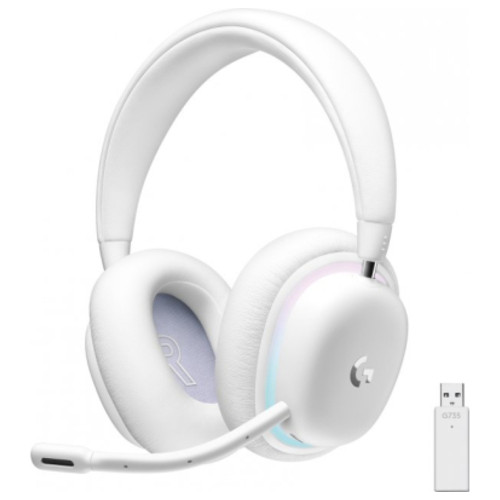 Навушники Logitech G735 Wireless Gaming Headset Off-White (981-001083) фото №1