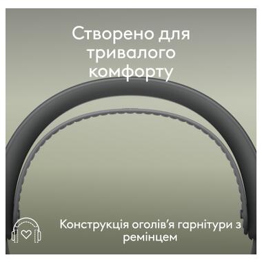 Наушники Logitech Zone Wireless 2 ES Busines Graphite (981-001498) фото №9