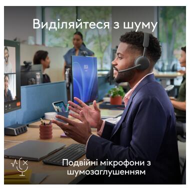 Наушники Logitech Zone Wireless 2 ES for Business Graphite (981-001512) фото №9