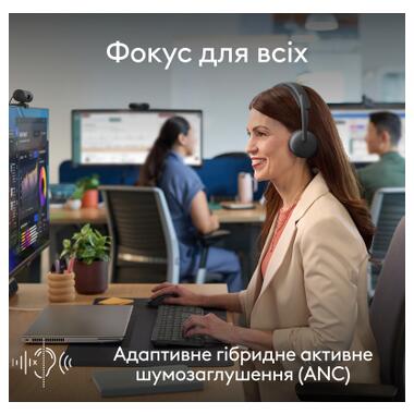 Наушники Logitech Zone Wireless 2 ES for Business Graphite (981-001512) фото №8