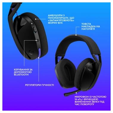 Наушники Logitech G321 Lightspeed Black (981-001563) фото №8