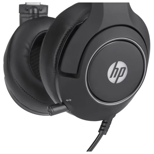 Навушники с микрофоном HP DHE-8003 Gaming, 7.1 Sound, RGB USB Black (DHE-8003) фото №3