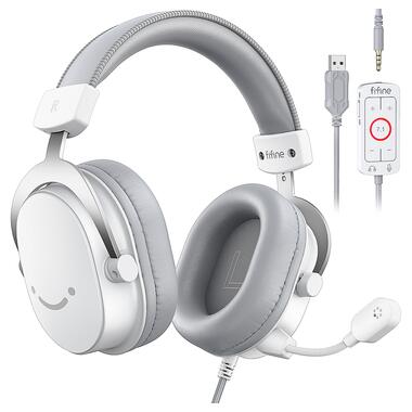 Навушники Fifine H9W White фото №1