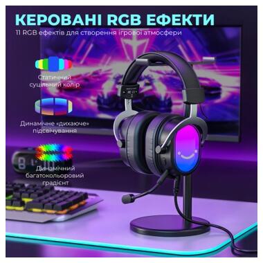Наушники Fifine H16 7.1 RGB Black (H16) фото №12