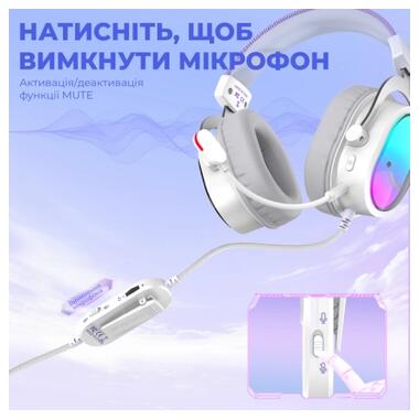 Наушники Fifine H16 7.1 RGB White (H16W) фото №10