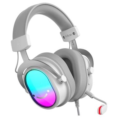 Наушники Fifine H16 7.1 RGB White (H16W) фото №4