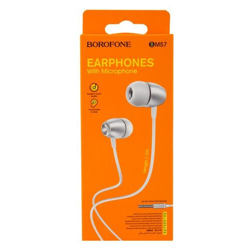 Навушники Borofone BM57 Platinum Колір Червоний фото №2