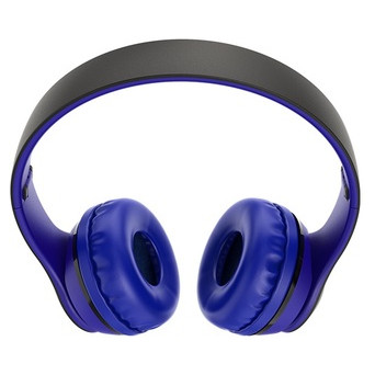 Бездротові навушники Borofone BO4 Charming rhyme 3.5мм (mini-Jack) Blue (BO4U) фото №2