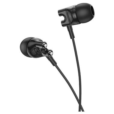 Провідні навушники Borofone BM72 Black (BM72B) фото №3