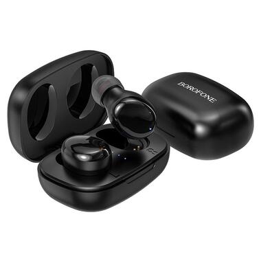 Бездротові TWS навушники BoroFone BE35 Black фото №2