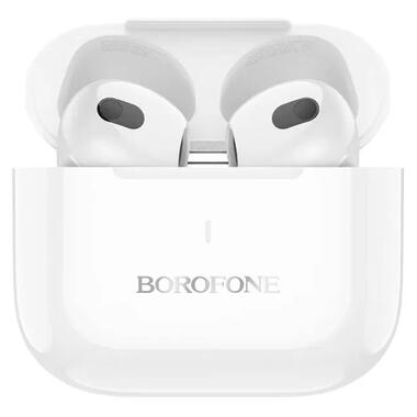 Бездротові TWS навушники BoroFone BW58 White фото №2
