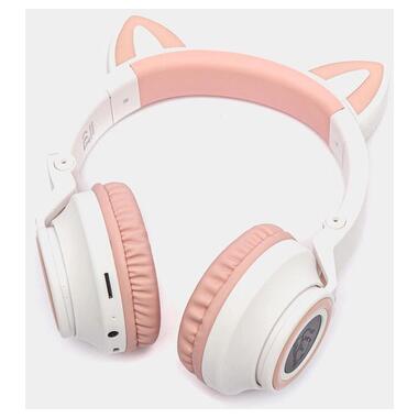 Накладні бездротові навушники BOROFONE BO18 Cat ear Білий фото №3