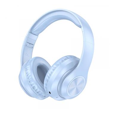 Накладні бездротові навушники BOROFONE BO24 Gratified Blue фото №1