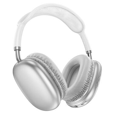 Наушники Borofone Elegant BT headphones BO22 Plus Silver фото №1