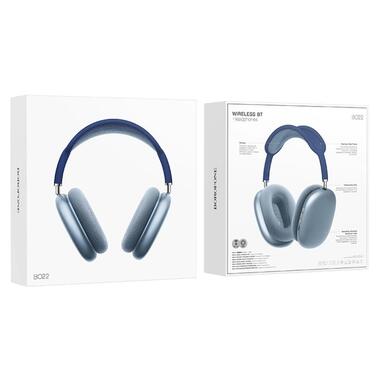 Наушники Borofone Elegant BT headphones BO22 Blue фото №3