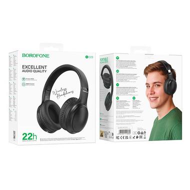 Наушники Borofone Fascinador BT headphones BO29 Black фото №5