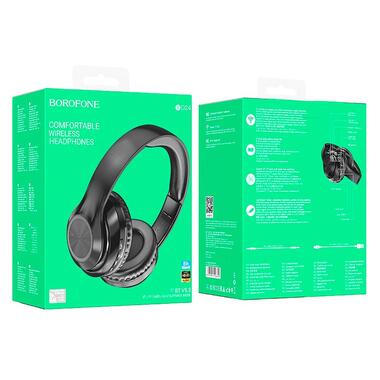 Наушники Borofone Gratified BT headphones BO24 Black фото №4