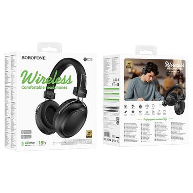 Наушники Borofone Melody BT headphones BO33 Black фото №2