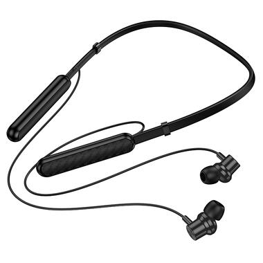 Беспроводные спортивные наушники BOROFONE BE72 Sun neck hanging BT earphones Black (6941991124518) фото №4