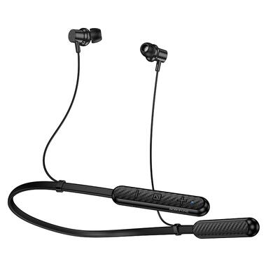 Беспроводные спортивные наушники BOROFONE BE72 Sun neck hanging BT earphones Black (6941991124518) фото №1