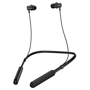 Беспроводные спортивные наушники BOROFONE BE72 Sun neck hanging BT earphones Black (6941991124518) фото №3