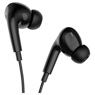 Наушники проводные BOROFONE BM100 Pro (Type-C) Black (6941991121777) фото №1