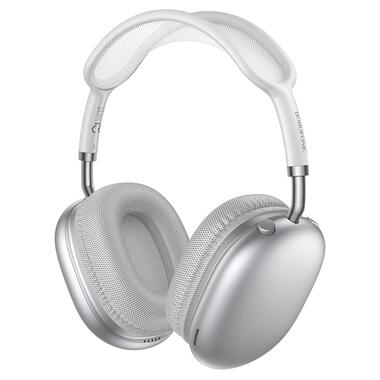 Беспроводные накладные наушники BOROFONE BO36 Tone BT headphones Silver (6941991127106) фото №1
