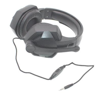 Дротові ігрові навушники CYBERPUNK G006 Pro з мікрофоном Чорні (48998) фото №5