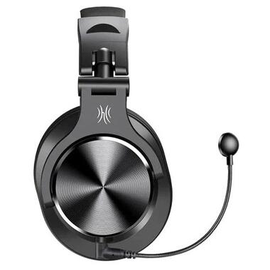 Навушники провідні OneOdio Fusion A71D, ігрова гарнітура, чорно-білі фото №3