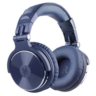 Навушники провідні OneOdio Studio Pro 10, складні, мікрофон, сині фото №2