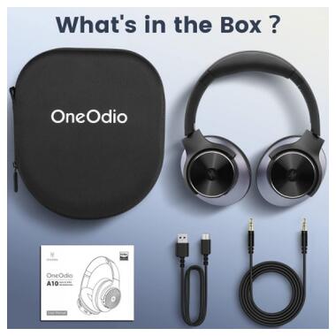 Наушники OneOdio A10 Bluetooth 3,5мм Black (A10 Black) фото №3