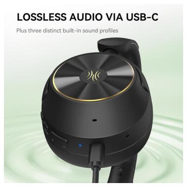 Наушники OneOdio A6, Bluetooth + USB-C Hybrid ANC Black (A6 Black) фото №7