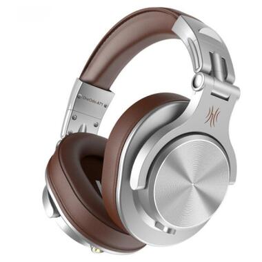 Наушники OneOdio A71 3,5мм/6,35мм Silver/Brown (A71 Silver Brown) фото №1