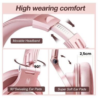 Наушники OneOdio Fusion A70 Bluetooth+3,5мм/6,35мм Rose/Gold (A70 Rose Gold) фото №7
