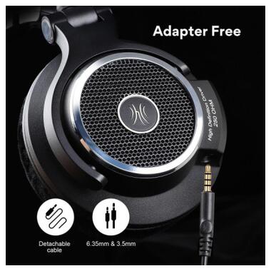 Наушники OneOdio Monitor 80 3,5мм/6,35мм Black (Monitor 80 Black) фото №10