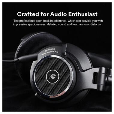 Наушники OneOdio Monitor 80 3,5мм/6,35мм Black (Monitor 80 Black) фото №7