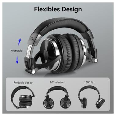 Наушники OneOdio Pro 10 3,5мм/6,35мм Black (Pro 10 Black) фото №4