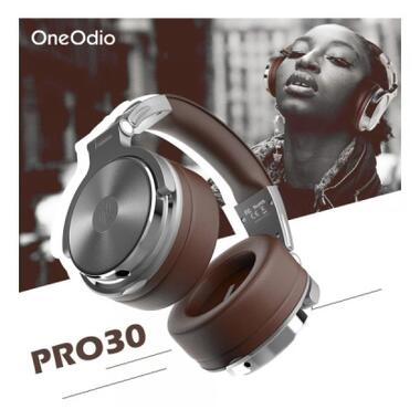 Наушники OneOdio Pro 30 3,5мм/6,35мм Silver (Pro 30 Silver) фото №5