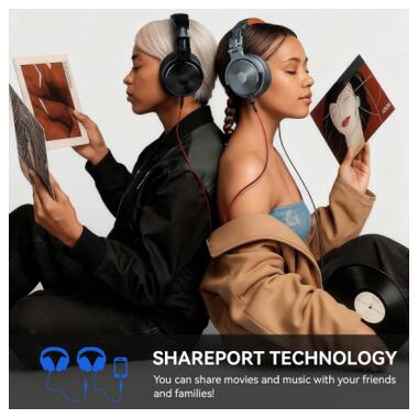 Наушники OneOdio Pro 50 3,5мм/6,35мм Black (Pro 50 Black) фото №5