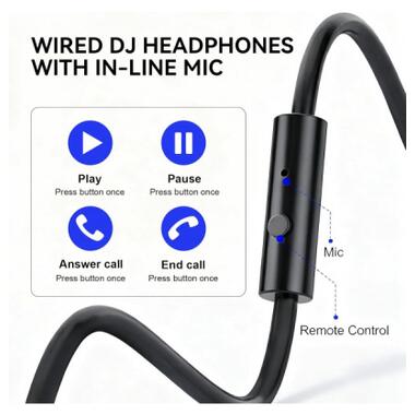 Наушники OneOdio Pro 50 3,5мм/6,35мм Black (Pro 50 Black) фото №6