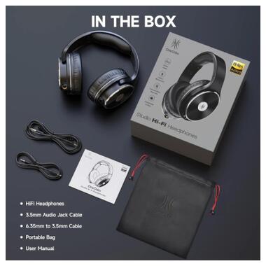 Наушники OneOdio Studio Hifi 3,5мм/6,35мм Black (Studio Hifi Black) фото №3