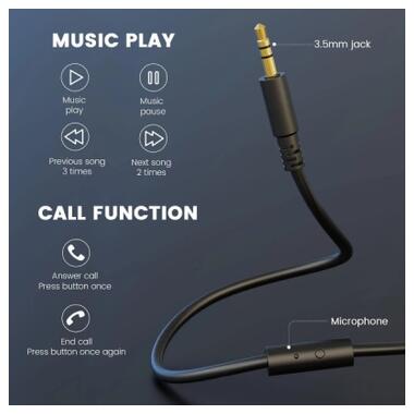 Наушники OneOdio Studio Hifi 3,5мм/6,35мм Black (Studio Hifi Black) фото №4