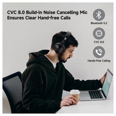 Наушники OneOdio Studio Pro C Bluetooth+3,5мм Black (Pro C Black) фото №8